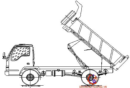 ĐỒ ÁN THIẾT KẾ Ô TÔ TẢI TỰ ĐỔ 2 TẤN TRÊN CƠ SỞ Ô TÔ SÁT XI NHẬP KHẨU - đồ  án chất lượ